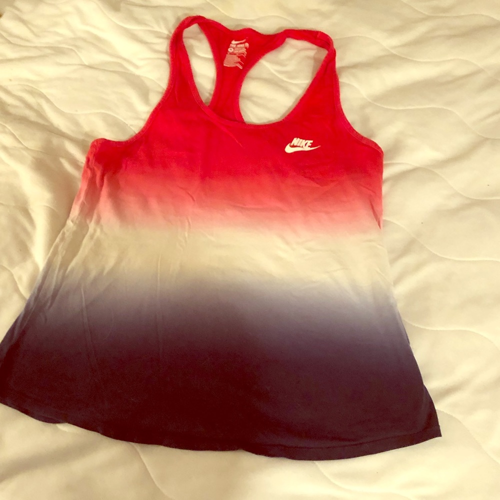 The Nike Tee red, white and blue